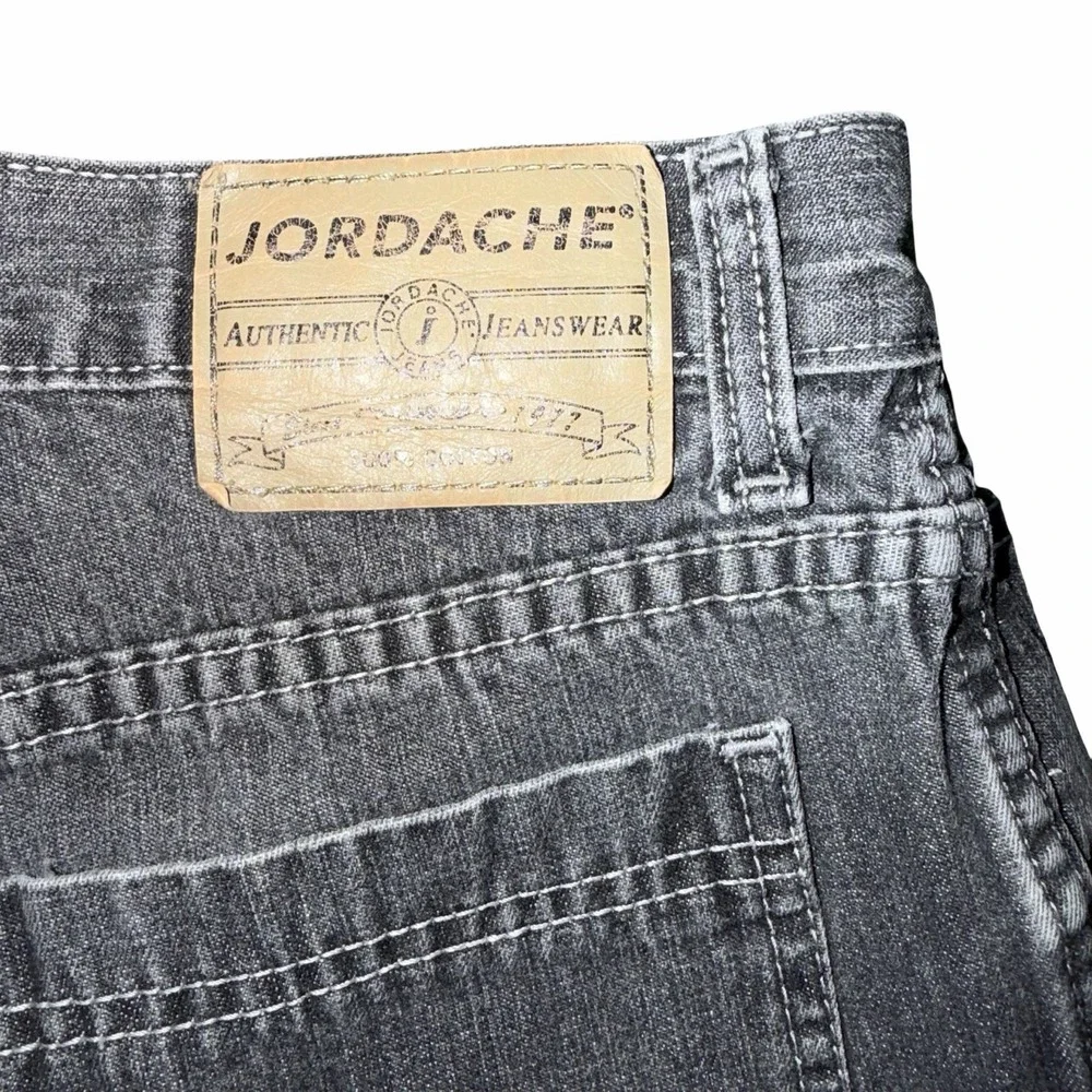 Vintage Y2K Cargo Black Wash Denim Shorts. Jordache Size 7/8 | 27